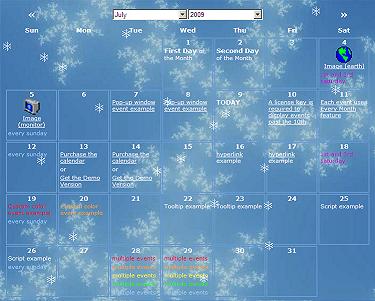 Screenshot of Scriptcalendar